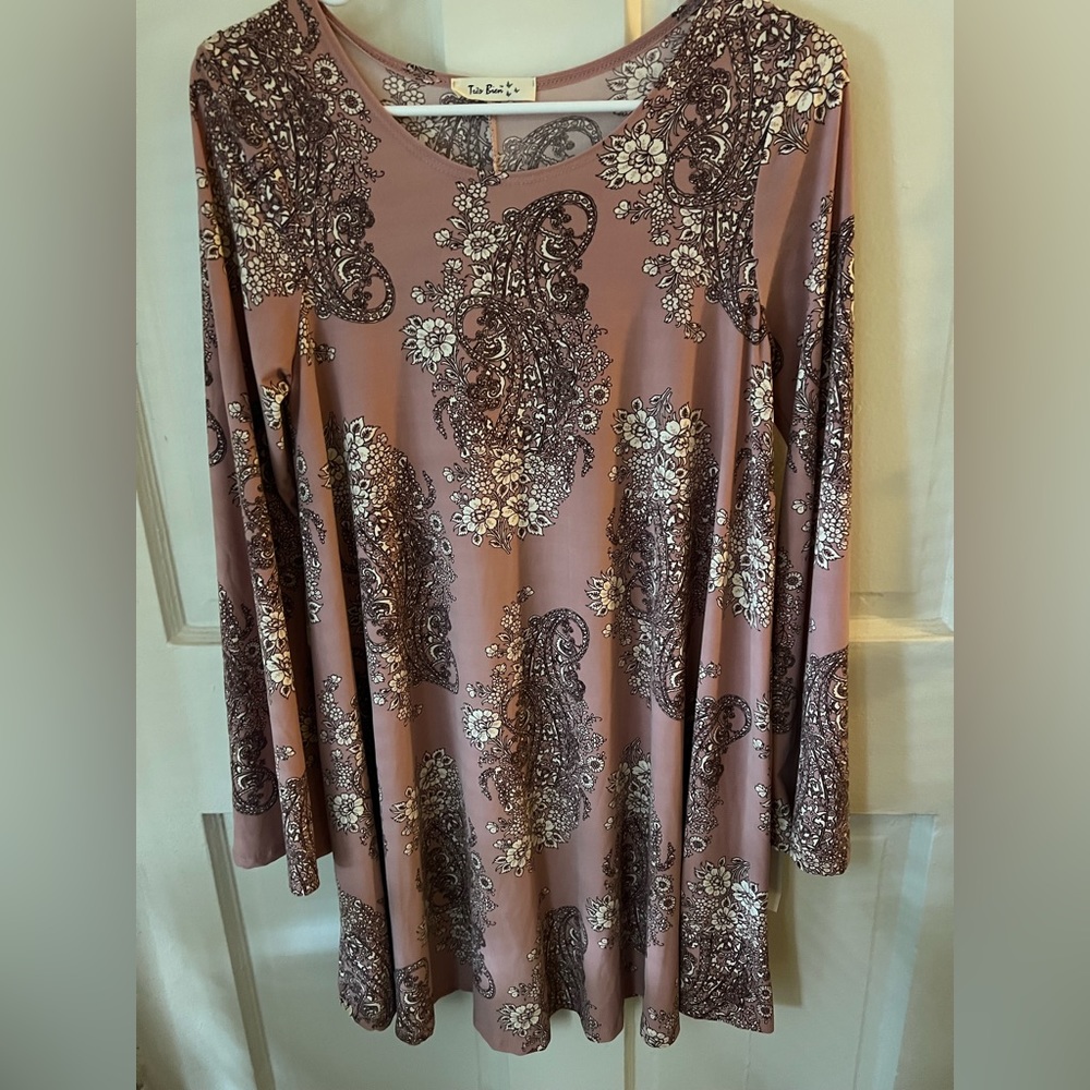 Soft long sleeved dress